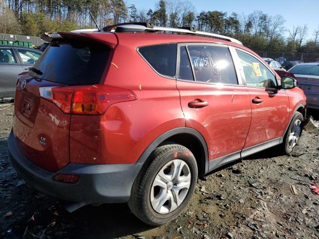  TOYOTA RAV4 2015 Красный