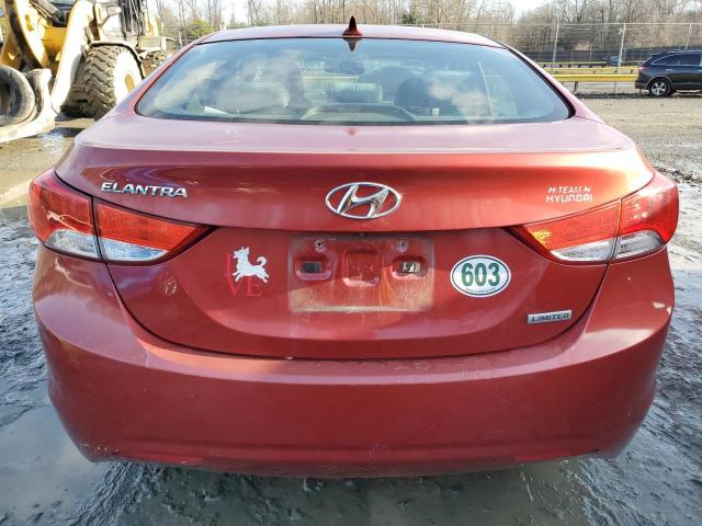  HYUNDAI ELANTRA 2012 Red