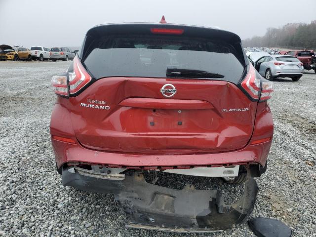  NISSAN MURANO 2018 Red