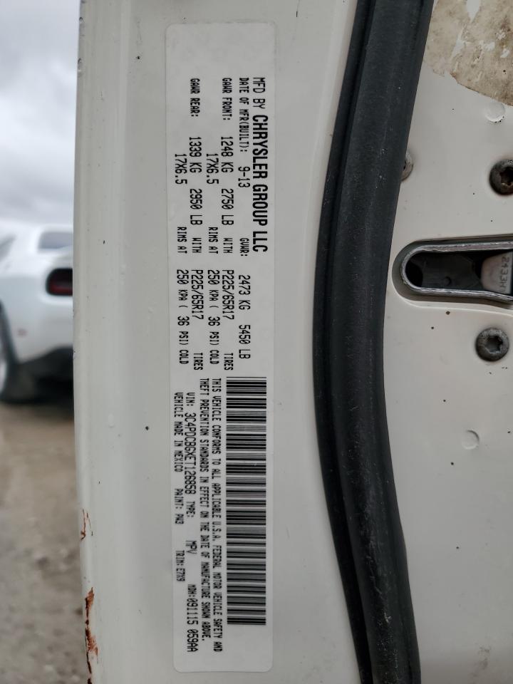 2014 Dodge Journey Sxt VIN: 3C4PDCBGXET126858 Lot: 83672964