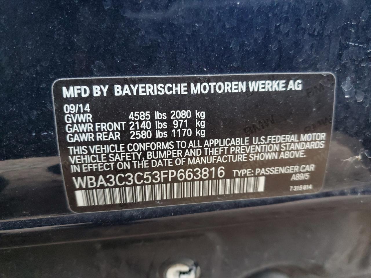 2015 BMW 3er - Image 14