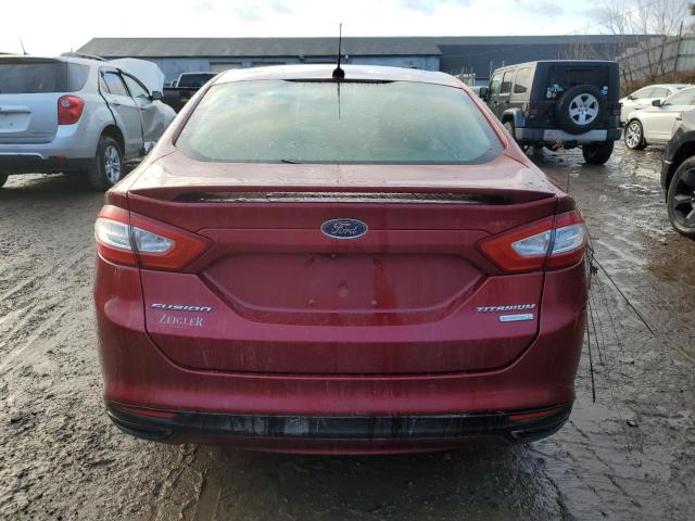 Седани FORD FUSION 2015 Червоний