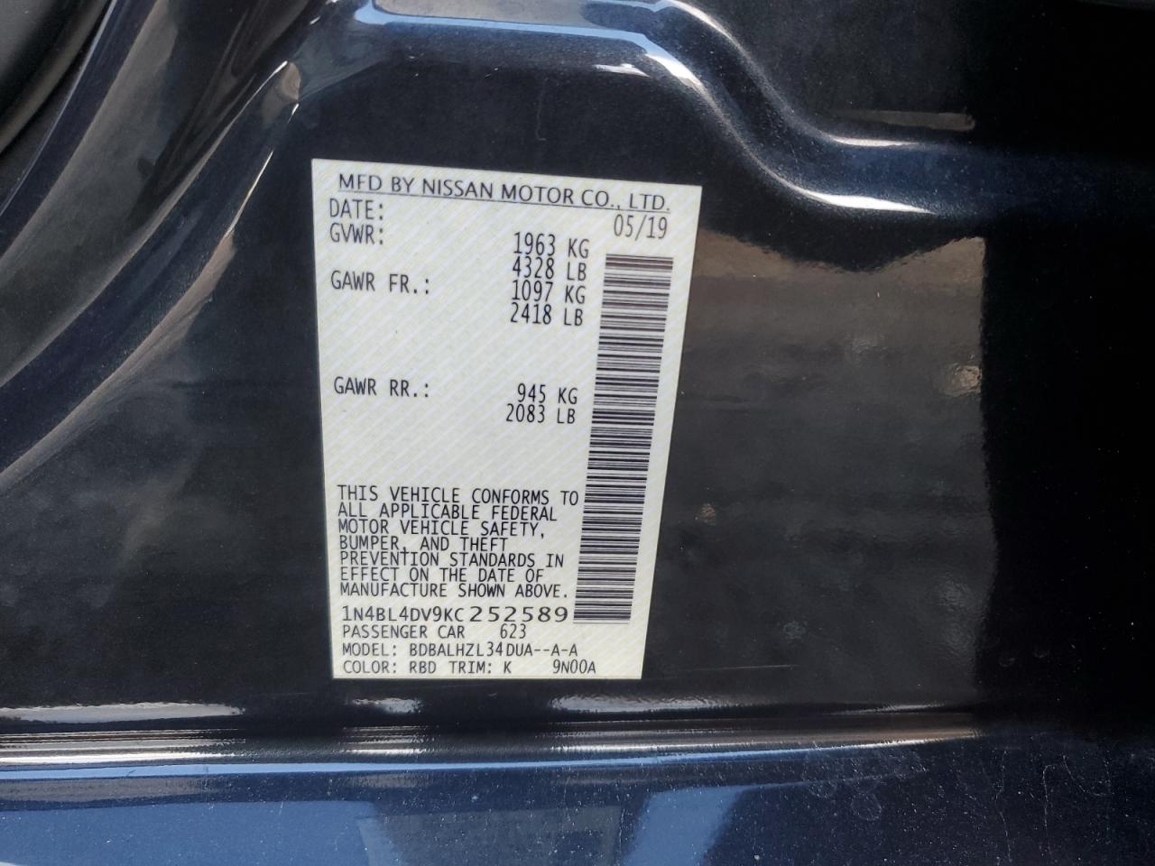 2019 Nissan Altima - Image 14
