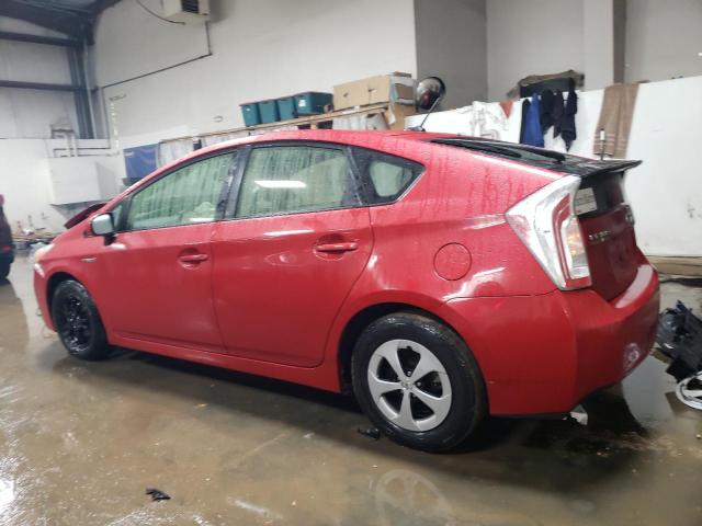  TOYOTA PRIUS 2012 Red