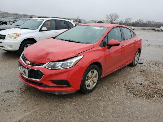  CHEVROLET CRUZE 2017 Czerwony