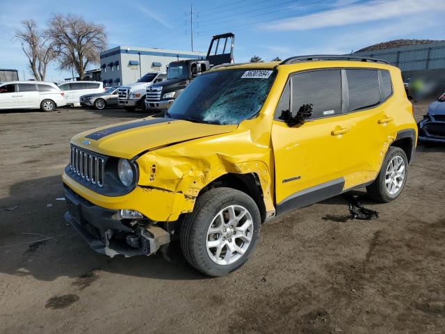  JEEP RENEGADE 2016 Желтый