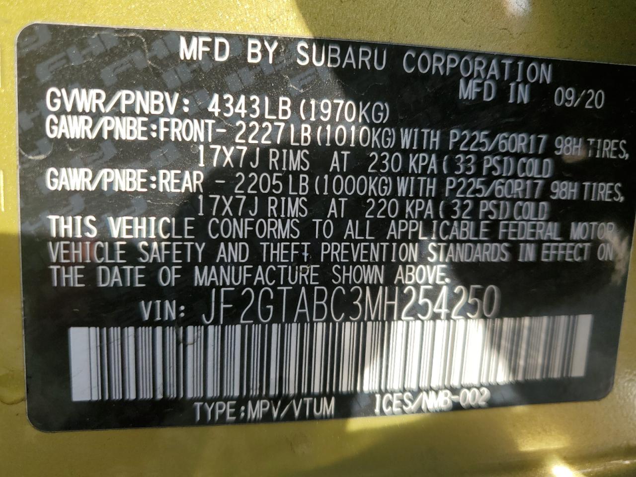 2021 Subaru XV - Image 13