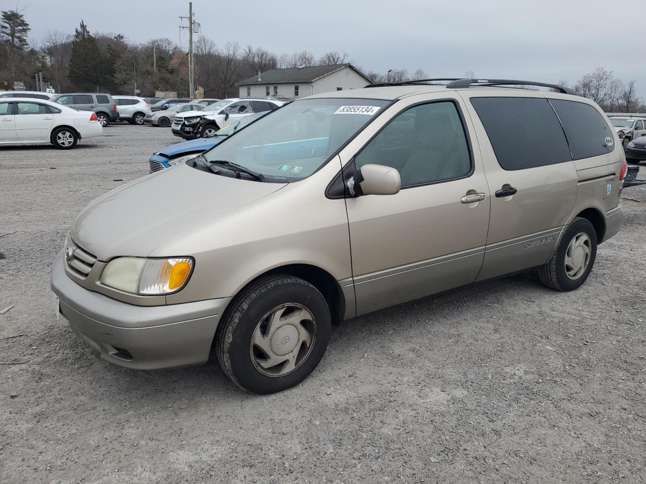 2003 Toyota Sienna Le იყიდება York Haven-ში, PA - Mechanical