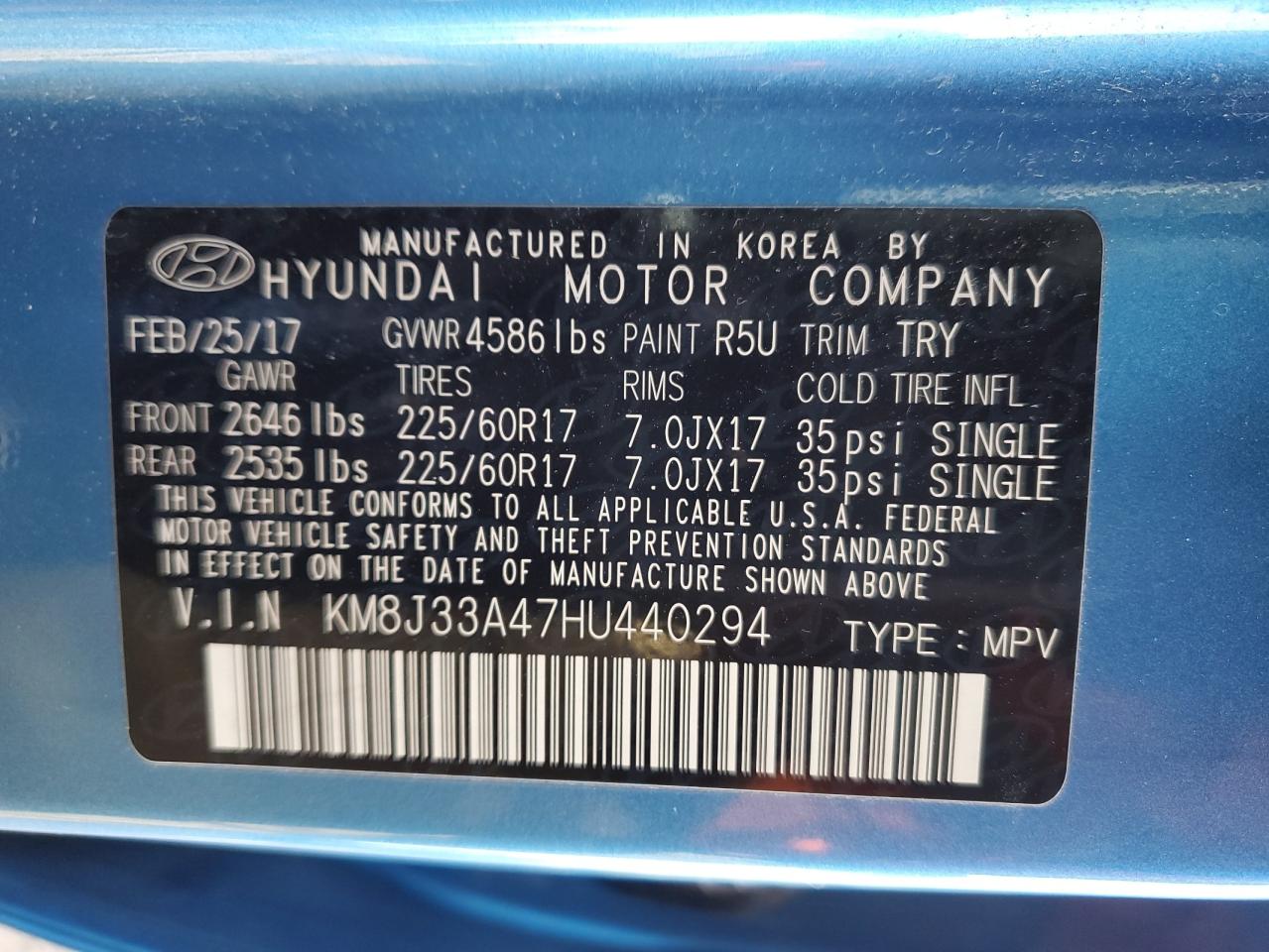 2017 Hyundai Tucson - Image 12