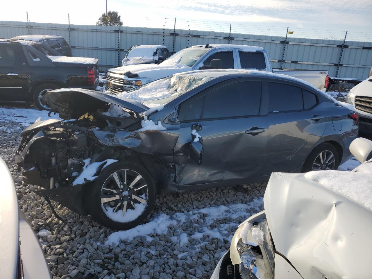 2021 Nissan Versa Sv na sprzedaż w Cahokia Heights, IL - Front End