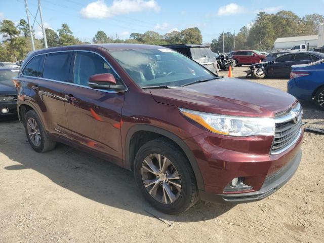  TOYOTA HIGHLANDER 2015 Бургунди