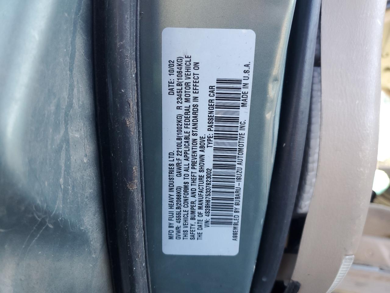 2003 Subaru Legacy - Image 14