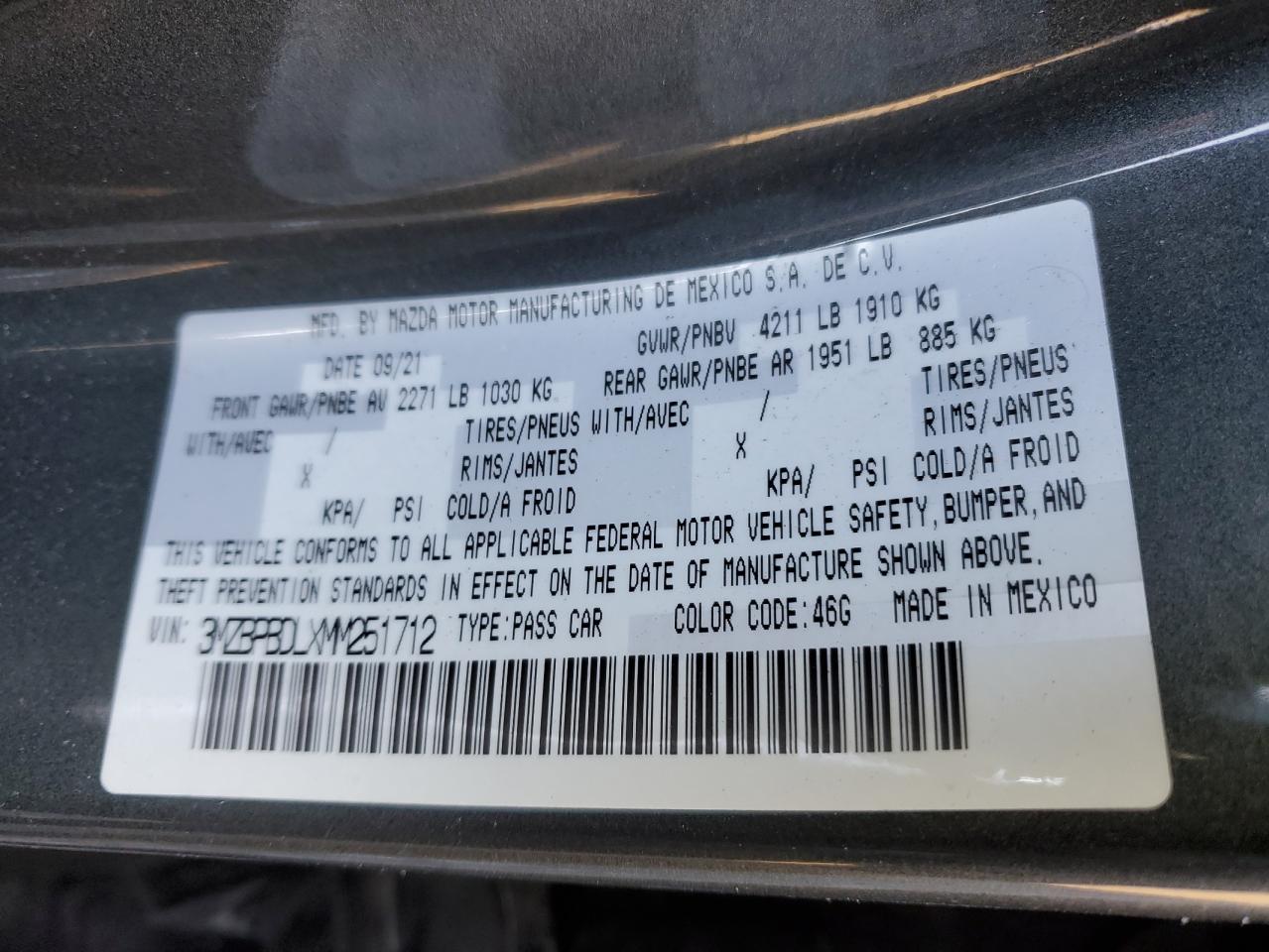 2021 Mazda 3 - Image 13