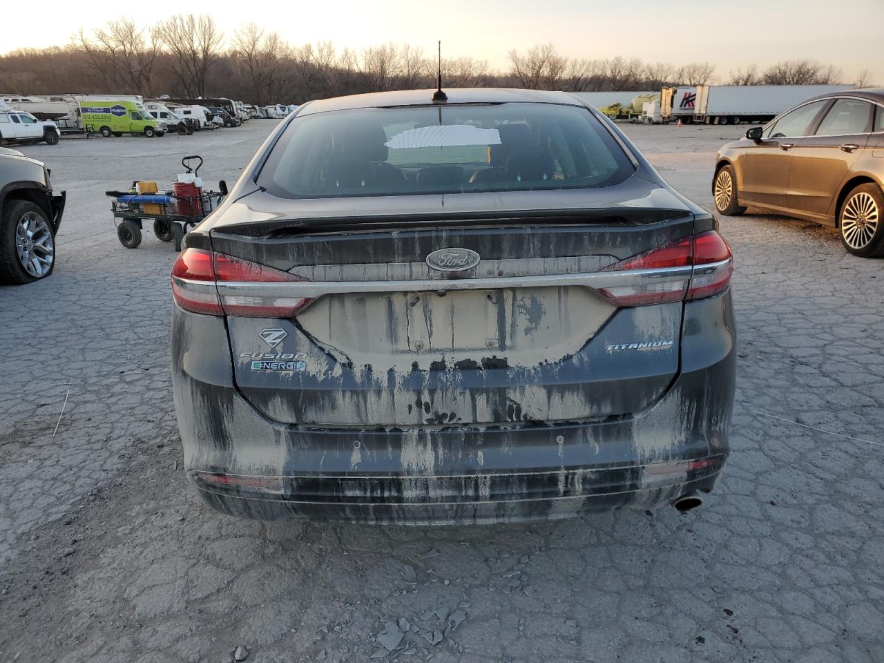 2017 Ford Fusion Titanium Phev VIN: 3FA6P0SU0HR350512 Lot: 85306624