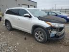 2015 Toyota Highlander Xle продається в Appleton, WI - Front End