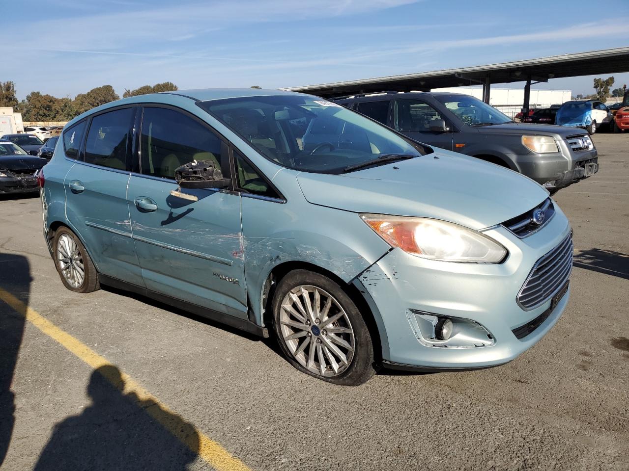 VIN 1FADP5BU9DL551306 2013 FORD CMAX no.4