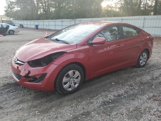  HYUNDAI ELANTRA 2016 Red