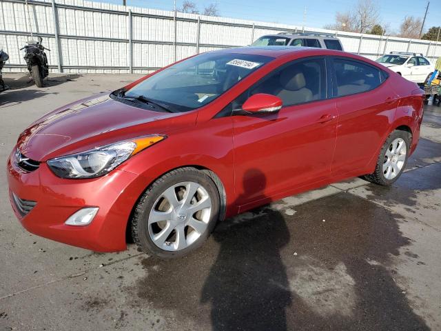  HYUNDAI ELANTRA 2012 Красный