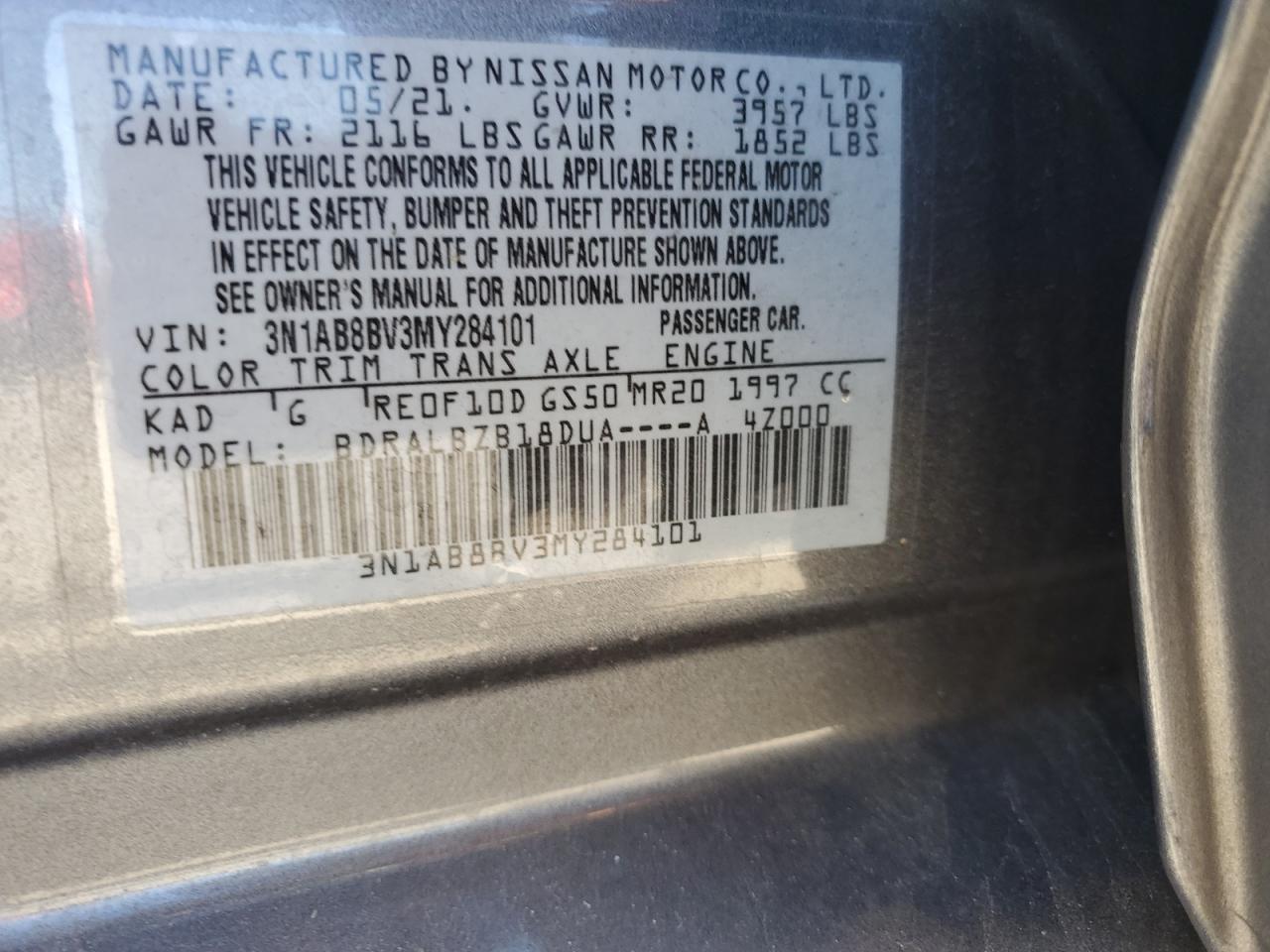 2021 Nissan Sentra - Image 14