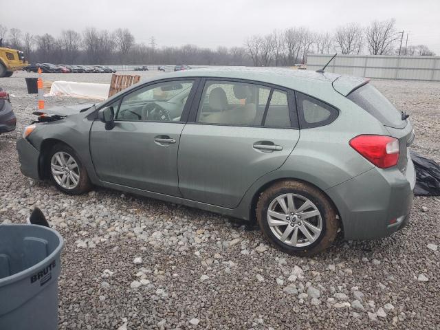  SUBARU IMPREZA 2015 Green