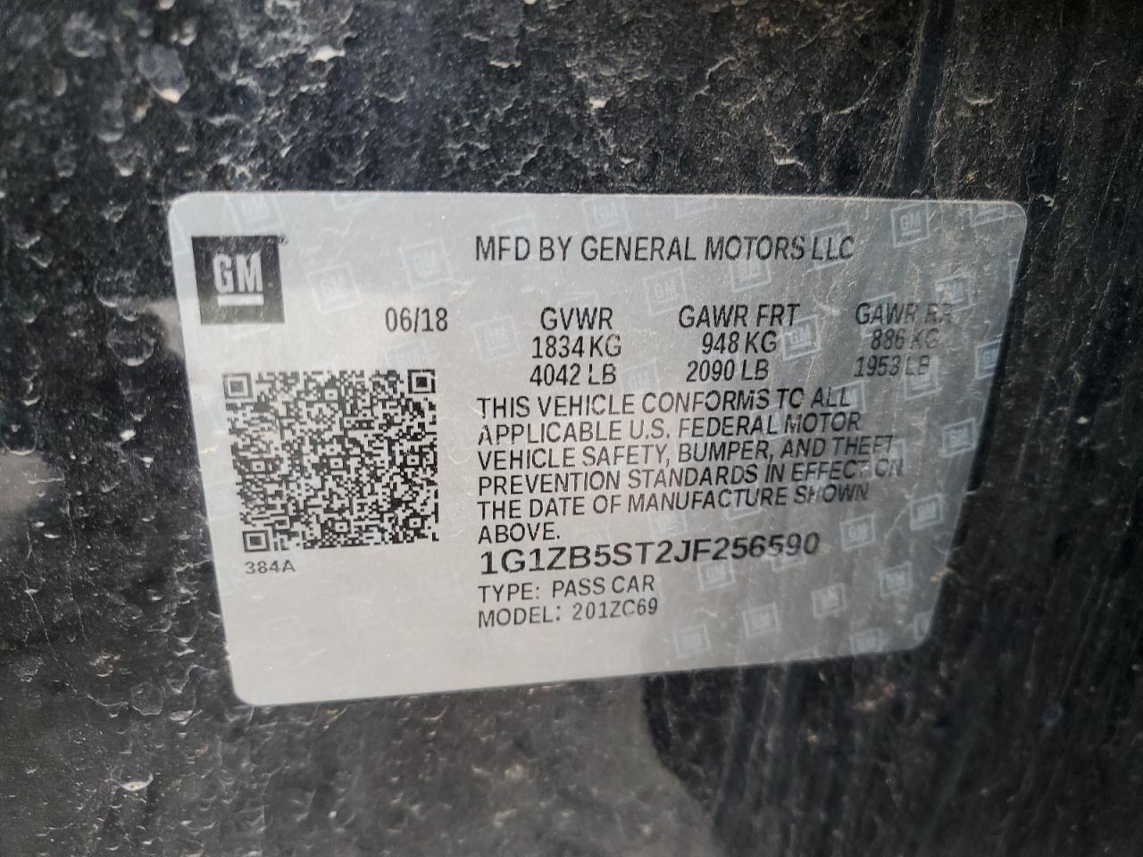 2018 Chevrolet Malibu - Image 12