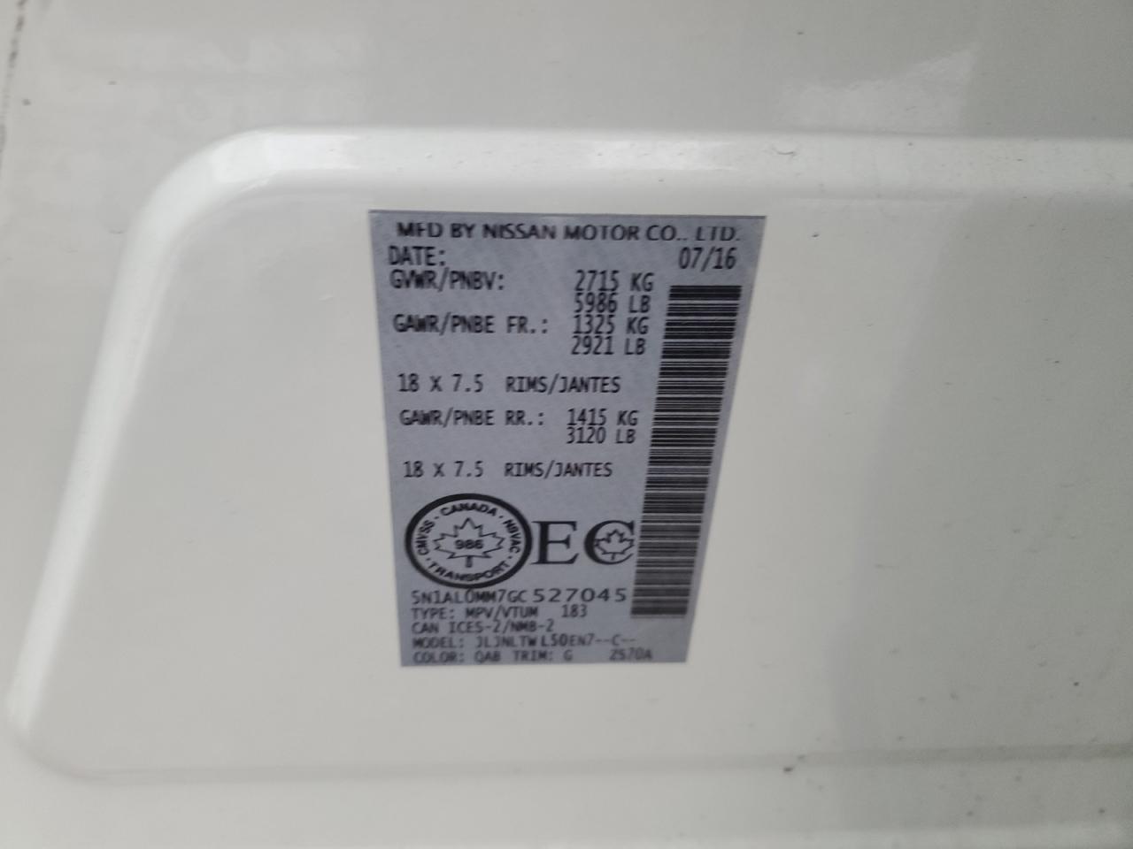 2016 Infiniti QX60 - Image 13
