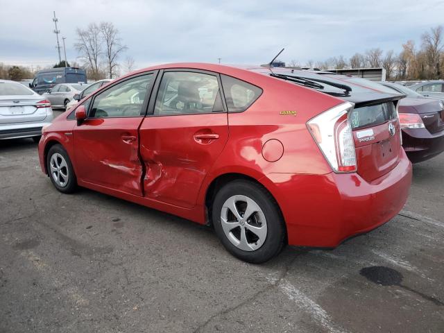  TOYOTA PRIUS 2012 Red