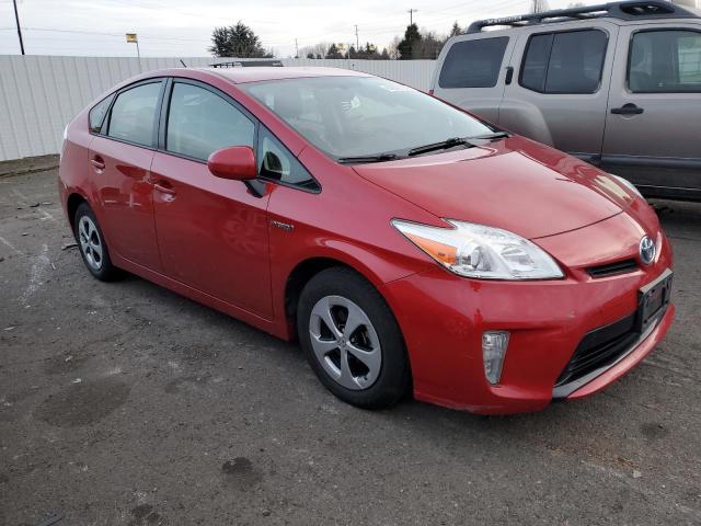  TOYOTA PRIUS 2012 Red