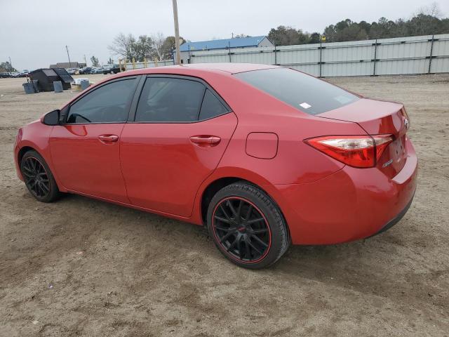  TOYOTA COROLLA 2018 Czerwony