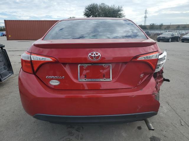  TOYOTA COROLLA 2015 Red