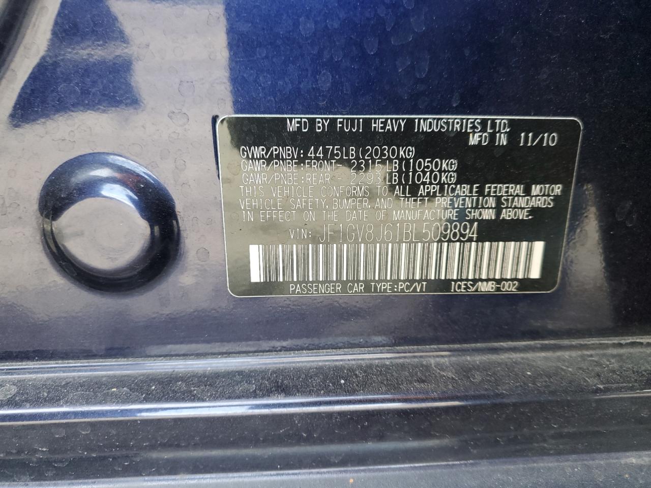 2011 Subaru WRX - Image 12