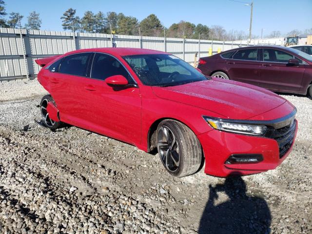  HONDA ACCORD 2019 Red