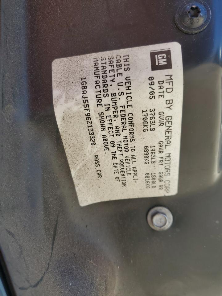 2006 Saturn Ion Level 2 VIN: 1G8AJ55F96Z133320 Lot: 86215294