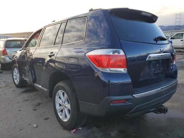  TOYOTA HIGHLANDER 2012 Черный