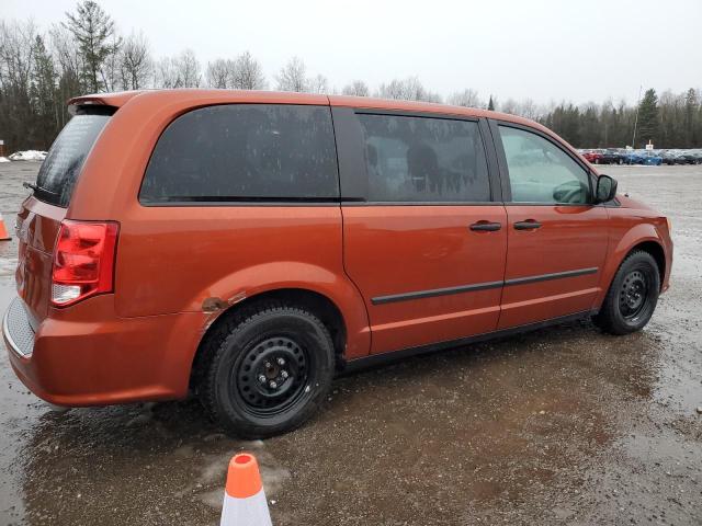  DODGE CARAVAN 2012 Orange