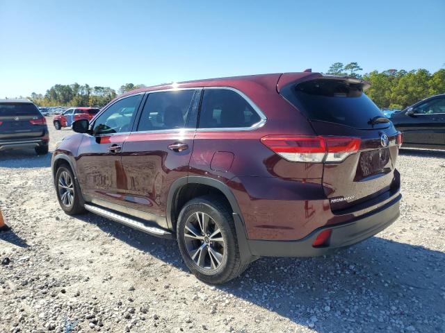  TOYOTA HIGHLANDER 2019 Бургунди