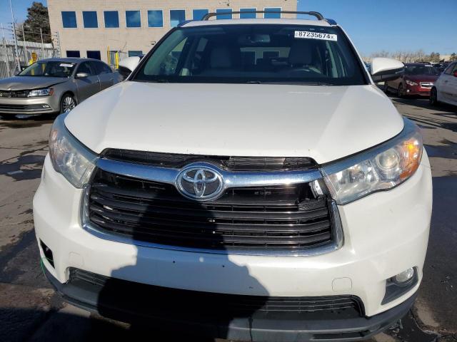  TOYOTA HIGHLANDER 2014 Белый