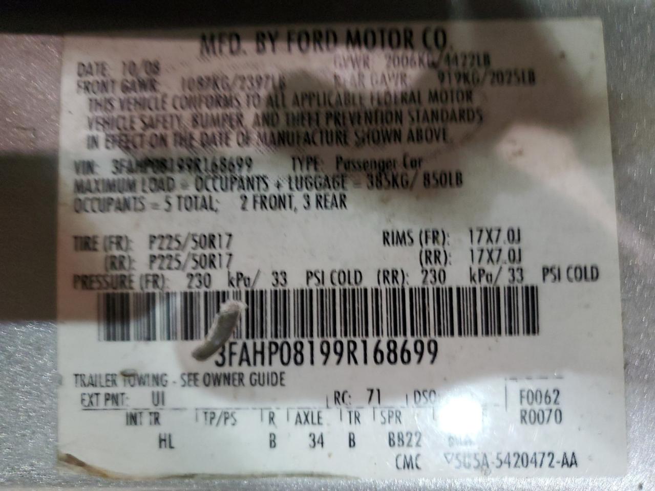 2009 Ford Fusion - Image 13