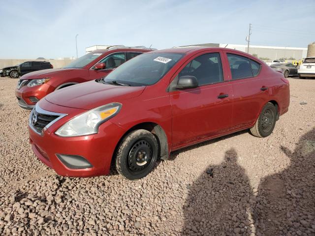 Sedans NISSAN VERSA 2015 Red