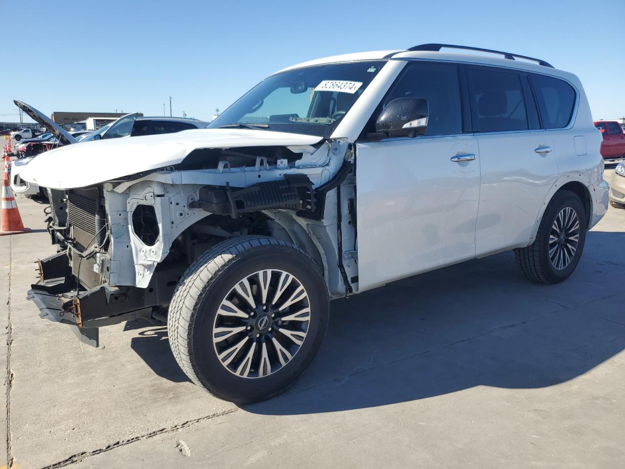 2022 Nissan Armada Sl للبيع في Grand Prairie، TX - Front End