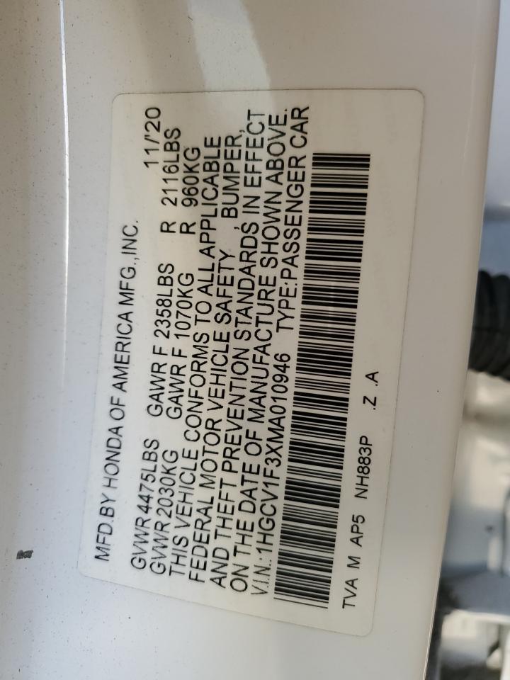 2021 Honda Accord - Image 14