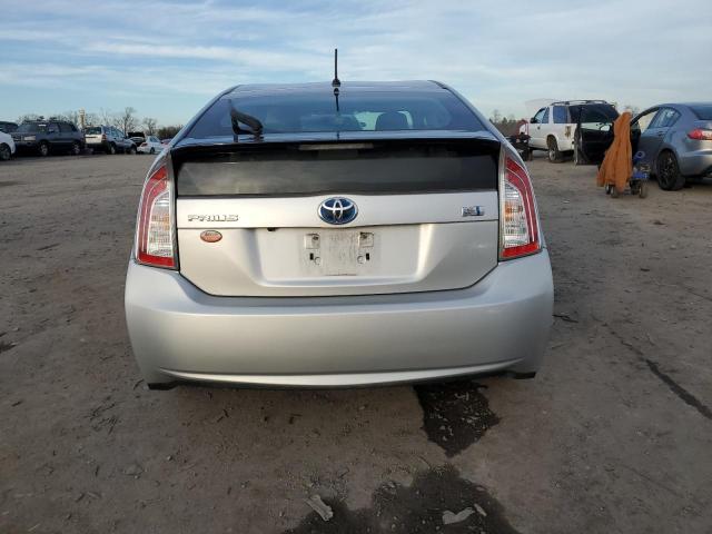 Hatchbacks TOYOTA PRIUS 2013 Srebrny