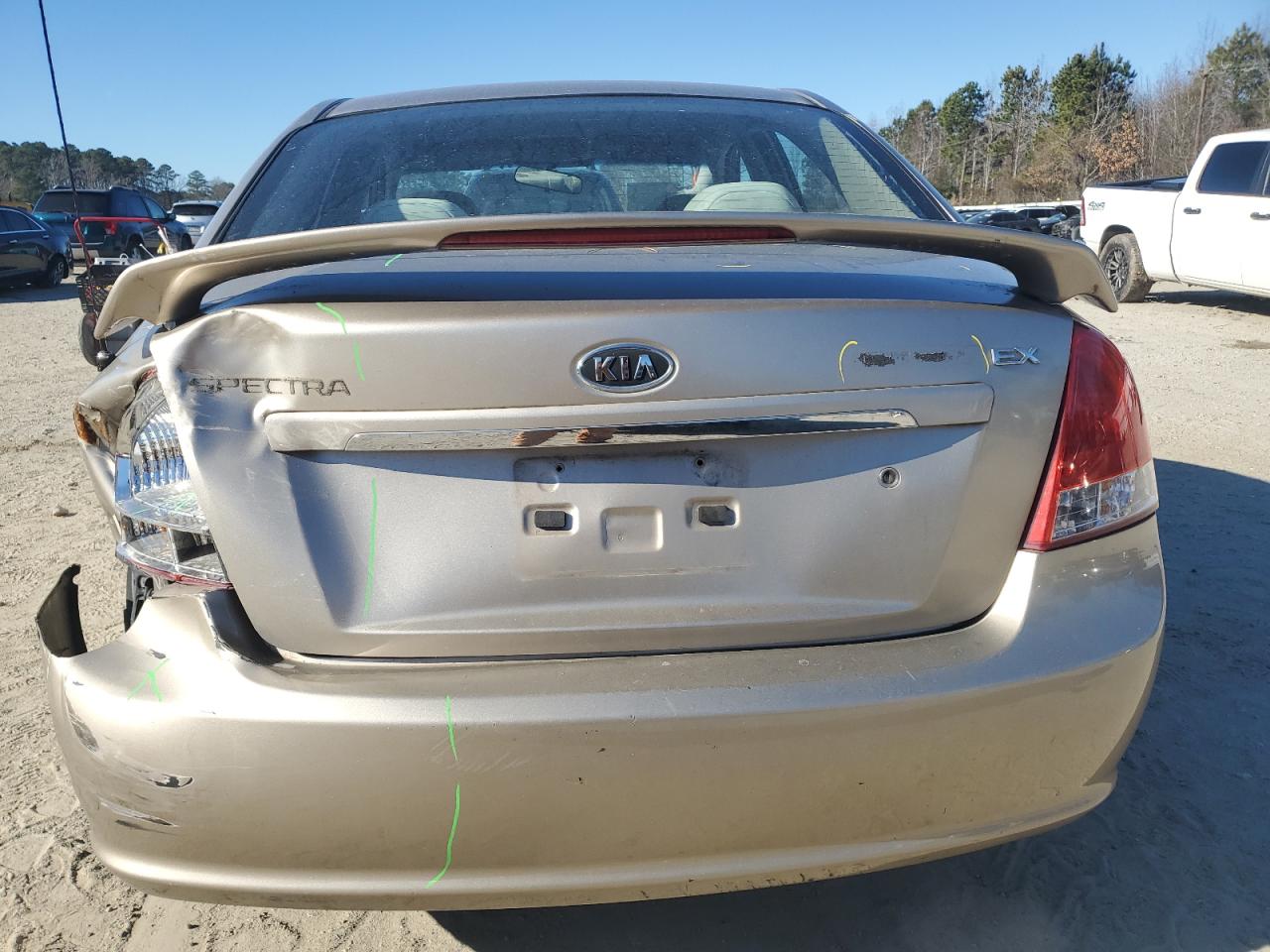 2008 Kia Spectra Ex VIN: KNAFE121085493603 Lot: 84684384