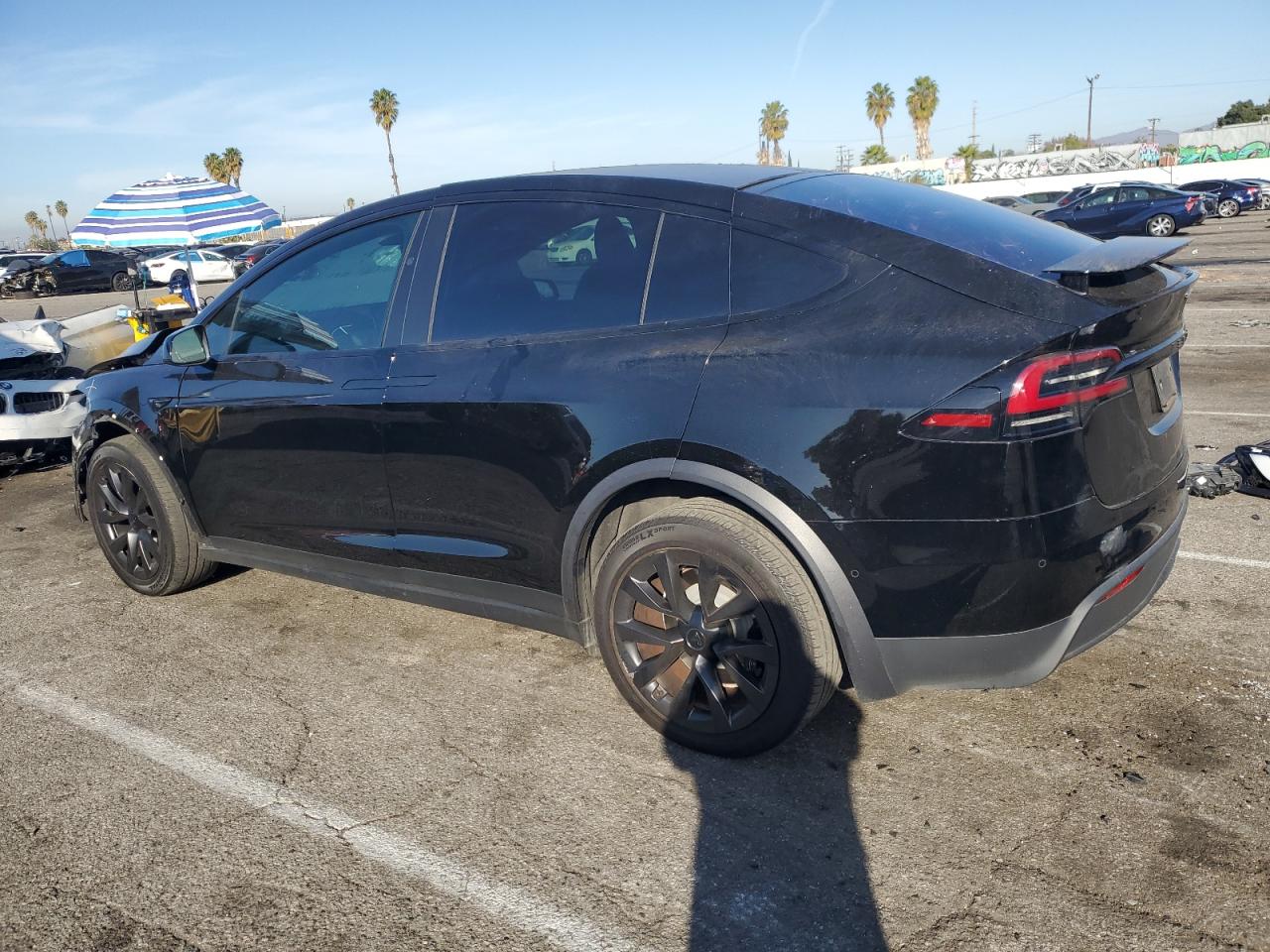 VIN 7SAXCBE5XNF362497 2022 TESLA MODEL X no.2