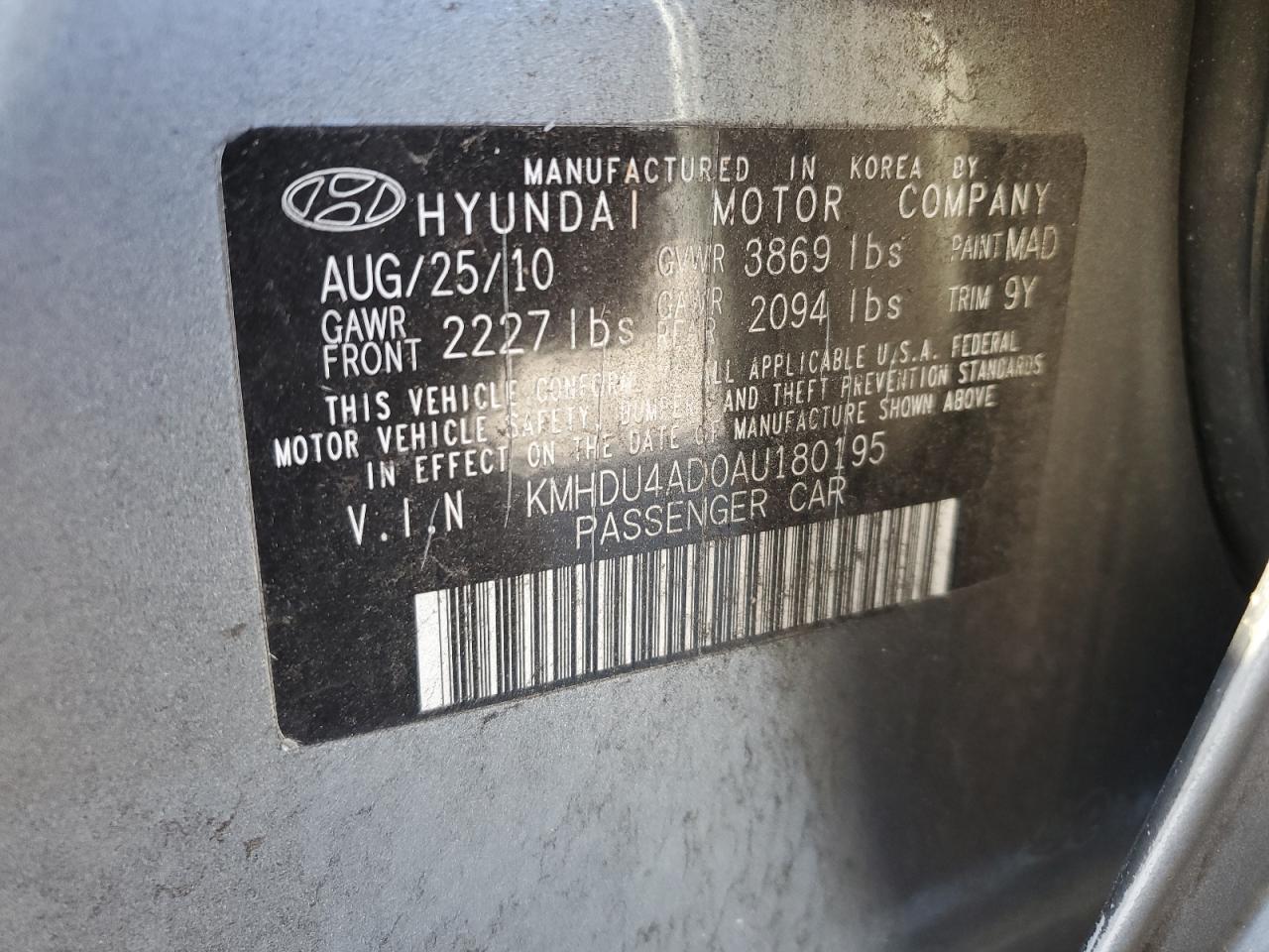 2010 Hyundai Elantra - Image 15