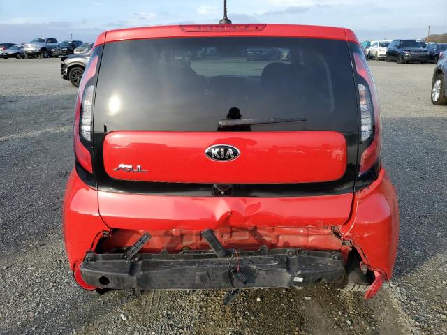  KIA SOUL 2016 Czerwony