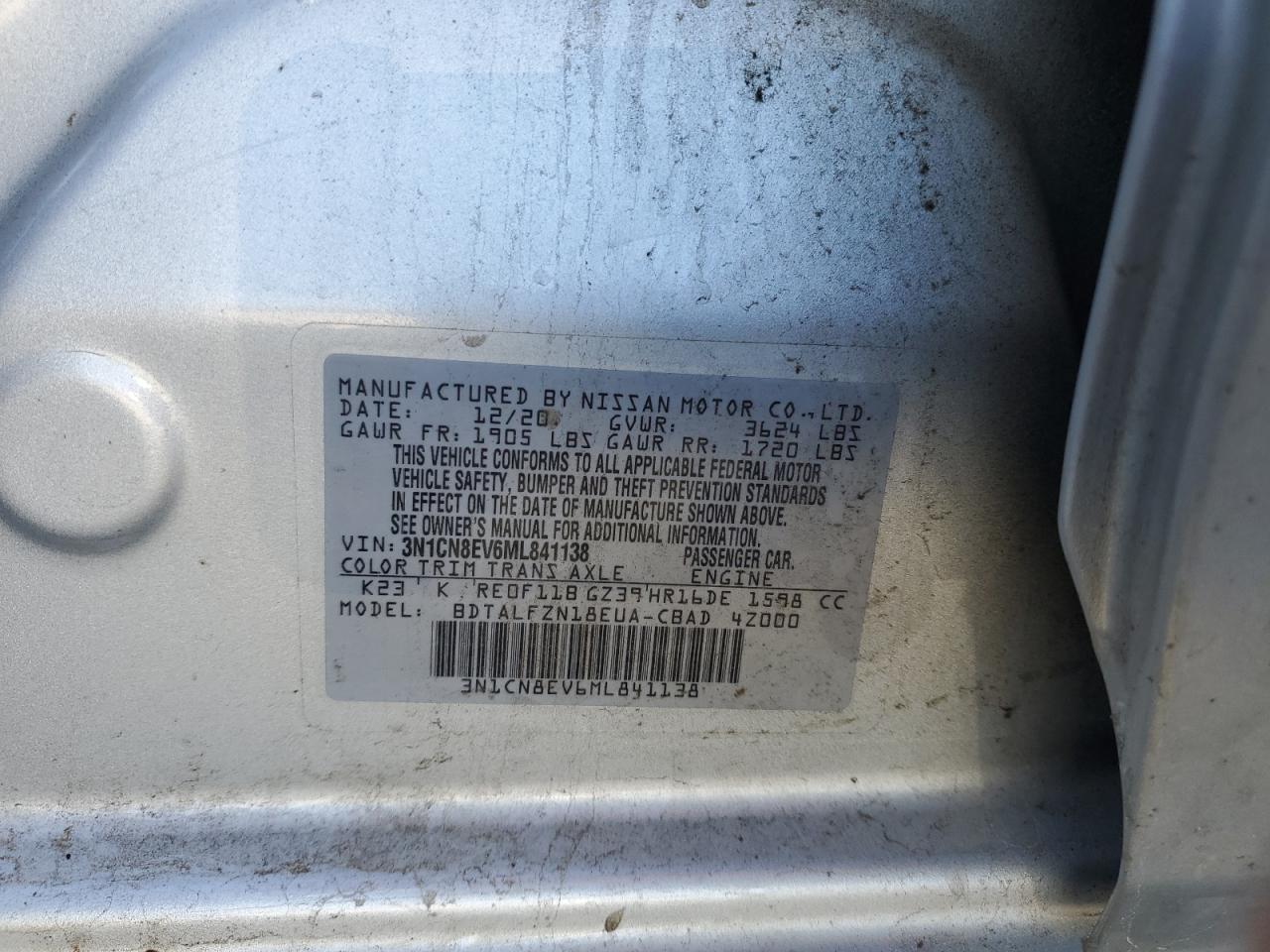 2021 Nissan Versa - Image 14