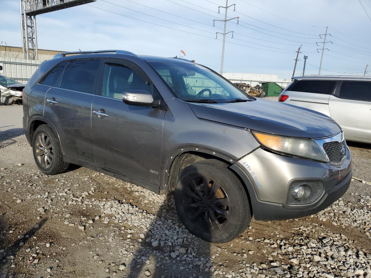 VIN 5XYKWDA28DG367646 2013 KIA SORENTO no.4