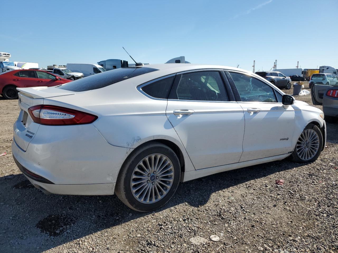 VIN 3FA6P0RU1ER390485 2014 FORD FUSION no.3