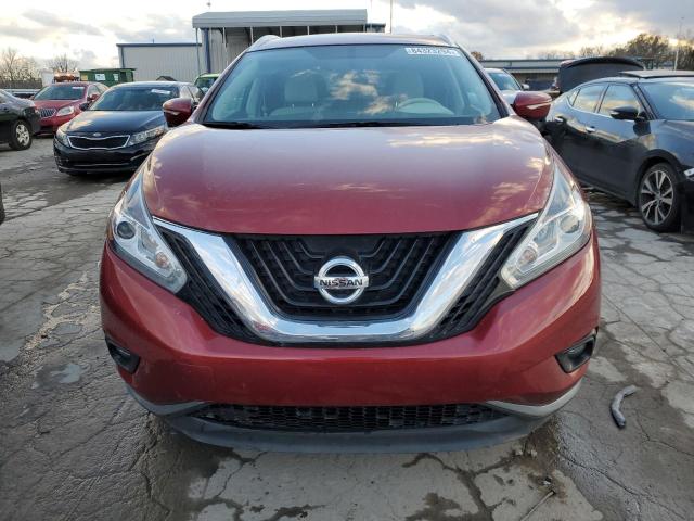  NISSAN MURANO 2015 Czerwony